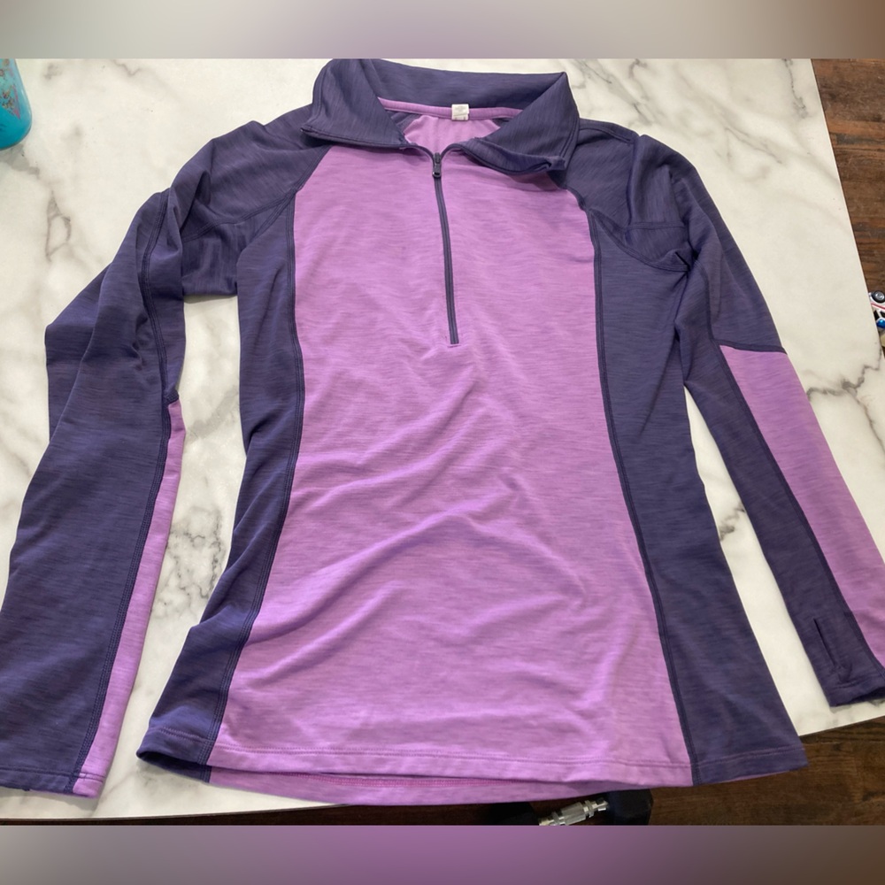 Under Armour purple fleece pullover